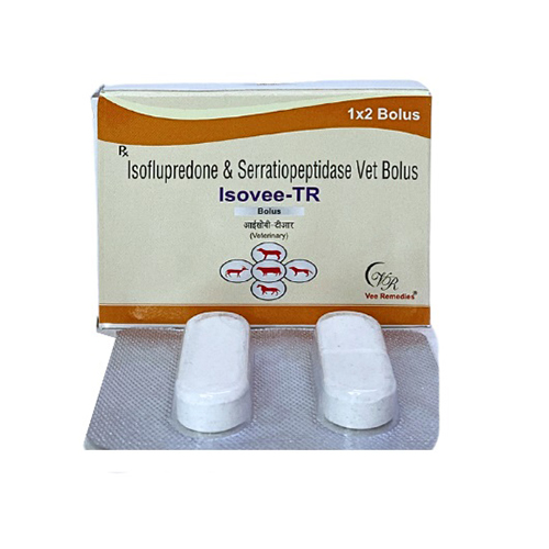 Isoflupredone & Serratiopeptidase Vet Bolus