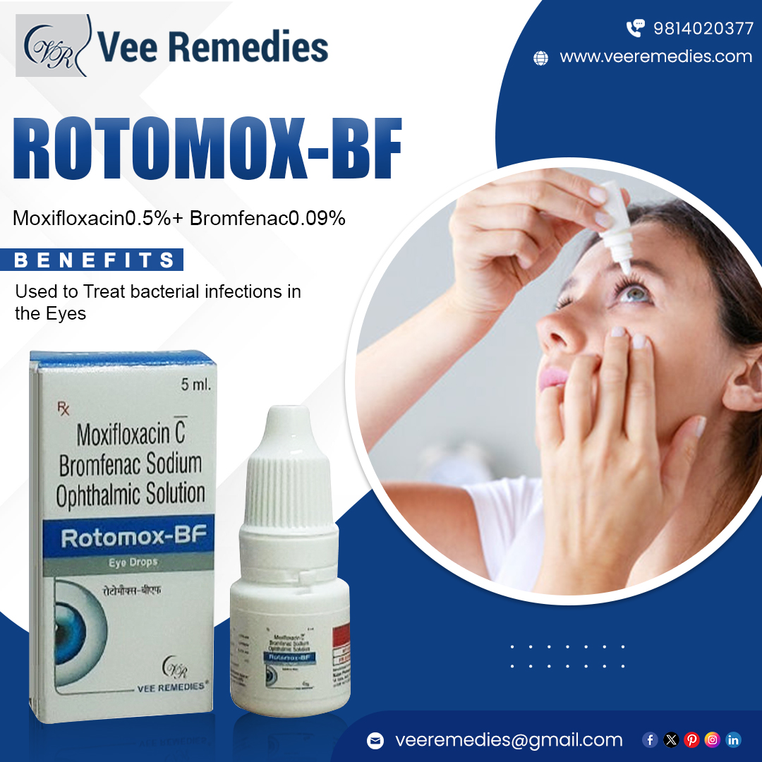 Moxifloxacin Eye Drops Manufacturer and Supplier in India