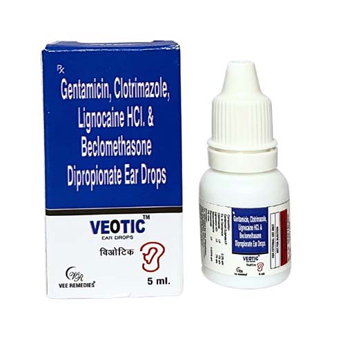 Gentamicin, Cloteimazole, Lidnocaine HCL and Beclomethaosne Dipropionate Ear Drops