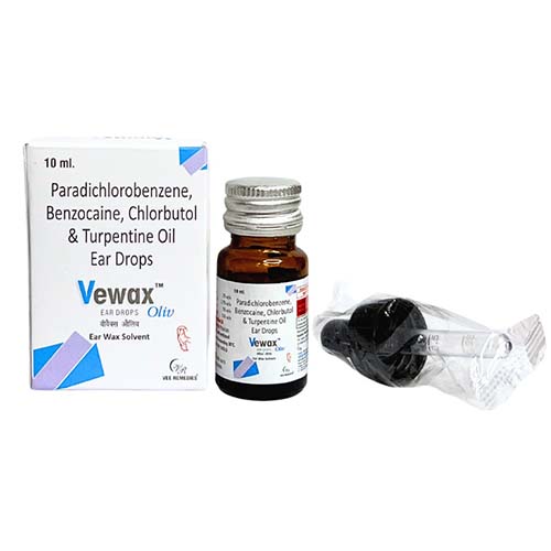 Paradichlorobenzene, Benzocaine, Chlorbutol & Turpentine Oil ear frops